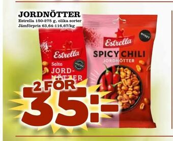 Bonum Matmarknad Jordnötter erbjuda