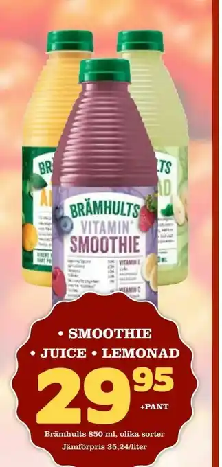 Bonum Matmarknad Smoothie • juice • lemonad erbjuda