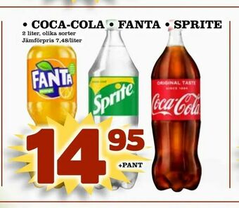 Bonum Matmarknad coca-cola • fanta • sprite erbjuda