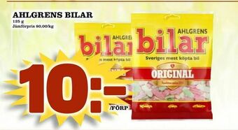 Bonum Matmarknad Ahlgrens bilar erbjuda