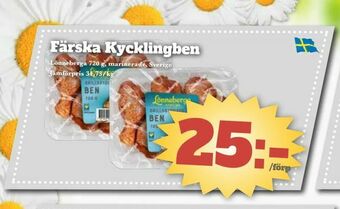 Bonum Matmarknad Färska Kycklingben erbjuda