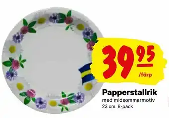Papperstallrik