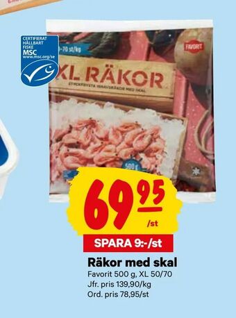 City Gross Räkor med skal erbjuda