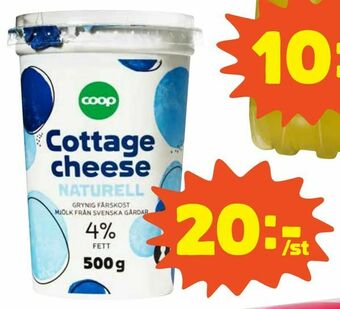 Coop Cottage cheese erbjuda