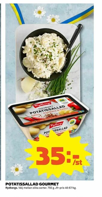 Coop Extra Potatissallad gourmet erbjuda