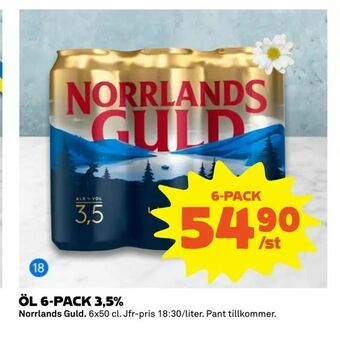 Coop Extra Öl 6-pack 3,5% erbjuda