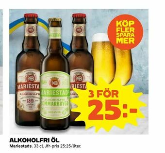 Coop Extra Alkoholfri öl erbjuda