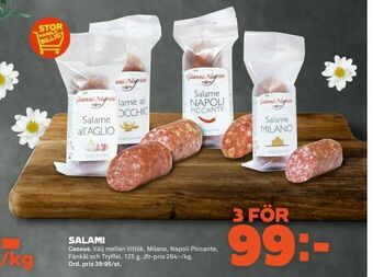 Coop Forum Salami erbjuda