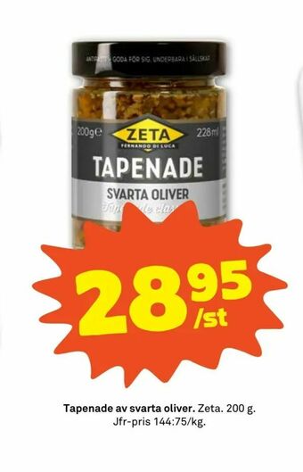 Coop Forum Tapenade av svarta oliver erbjuda