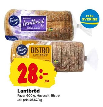City Gross Lantbröd erbjuda