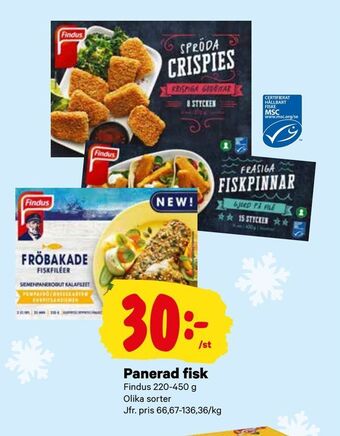City Gross Panerad fisk erbjuda