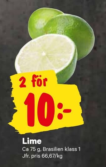 City Gross Lime erbjuda