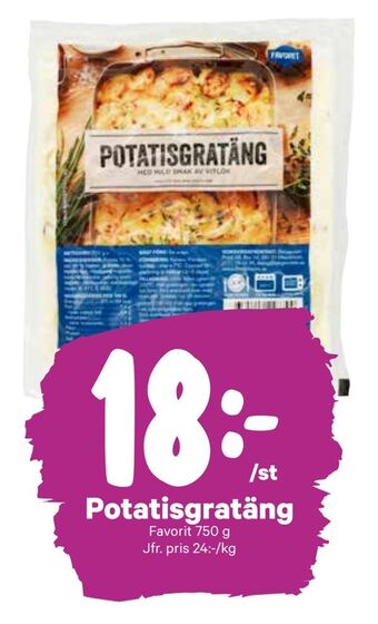 City Gross Potatisgratäng erbjuda