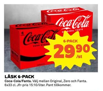 Coop Extra Läsk 6-pack erbjuda