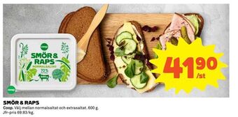 Coop Extra Smör & raps erbjuda