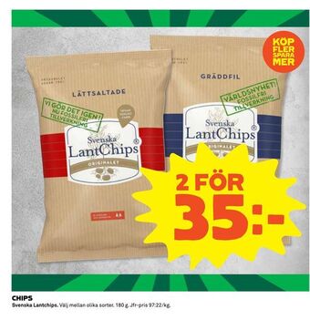 Coop Extra Chips erbjuda