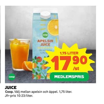 Coop Extra Juice erbjuda