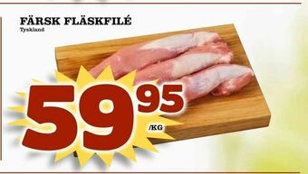 Färsk fläskfilé