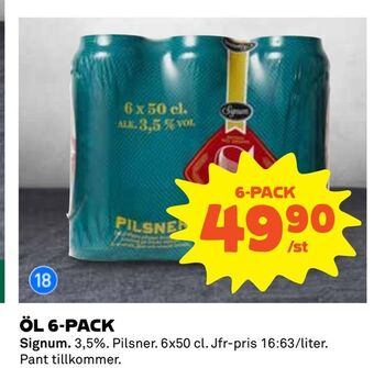 Coop Daglivs Öl 6-pack erbjuda