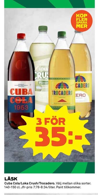 Coop Daglivs Läsk erbjuda