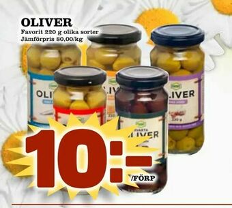 Din Mat Oliver erbjuda