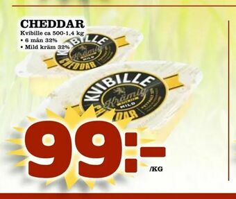 Din Mat Cheddar erbjuda
