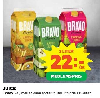 Coop Daglivs Juice erbjuda