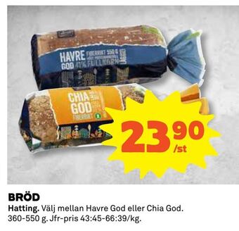 Coop Daglivs Bröd erbjuda