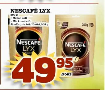 Din Mat Nescafé lyx erbjuda