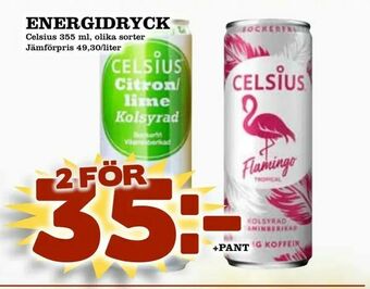 Din Mat Energidryck erbjuda