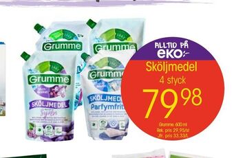 EKO Sköljmedel erbjuda