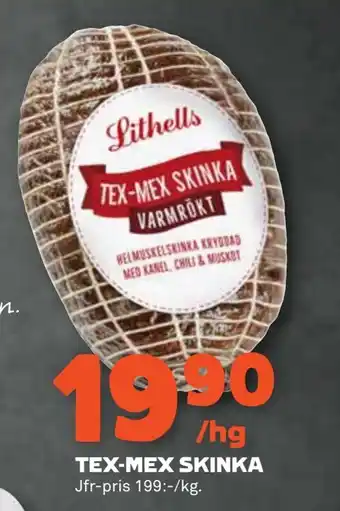 Tex-mex skinka