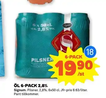 Stora Coop Öl 6-pack 2,8% erbjuda