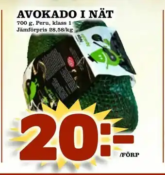 Din Mat Avokado i nät erbjuda
