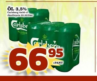 Din Mat Öl 3,5% erbjuda