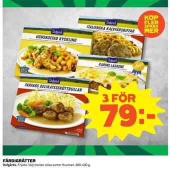 Coop Färdigrätter erbjuda