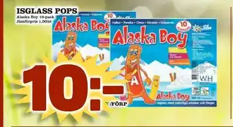 Din Mat Isglass pops erbjuda