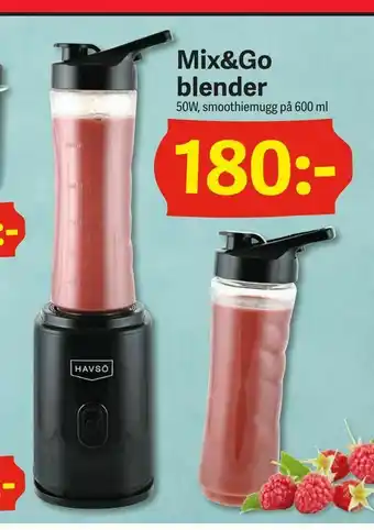 DollarStore Mix&Go blender erbjuda