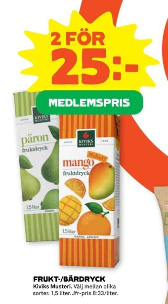 Stora Coop Frukt-/bärdryck erbjuda