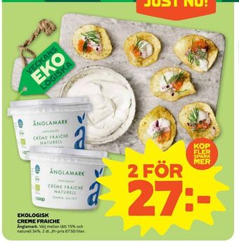 Stora Coop Ekologisk creme fraiche erbjuda