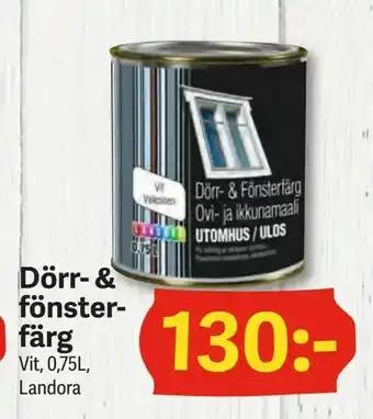 Dörr- & fönsterfärg