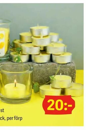 DollarStore Värmeljus erbjuda