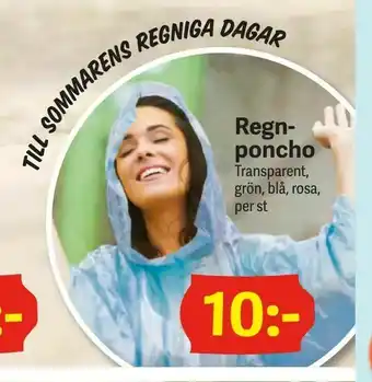 Regn- poncho