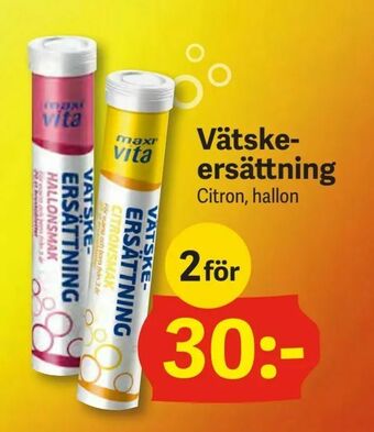 Vätskeersättning