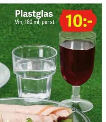 DollarStore Plastglas erbjuda