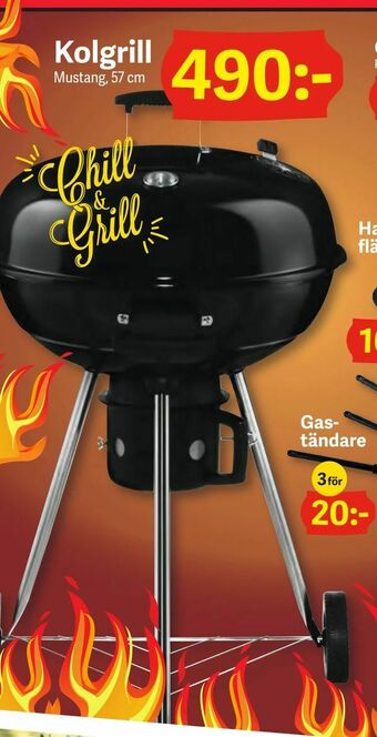 DollarStore Kolgrill erbjuda