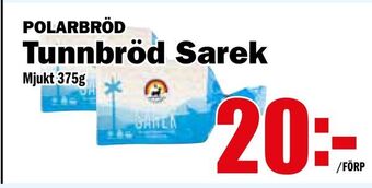 Matdax Tunnbröd sarek erbjuda