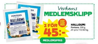 Coop Halloumi erbjuda
