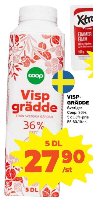 Coop Vispgrädde erbjuda