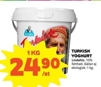 Coop Turkisk yoghurt erbjuda